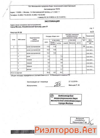 ������ �������� ������������ ������� 31 (���� �19)